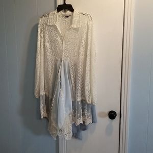 Upcycled Lace Top